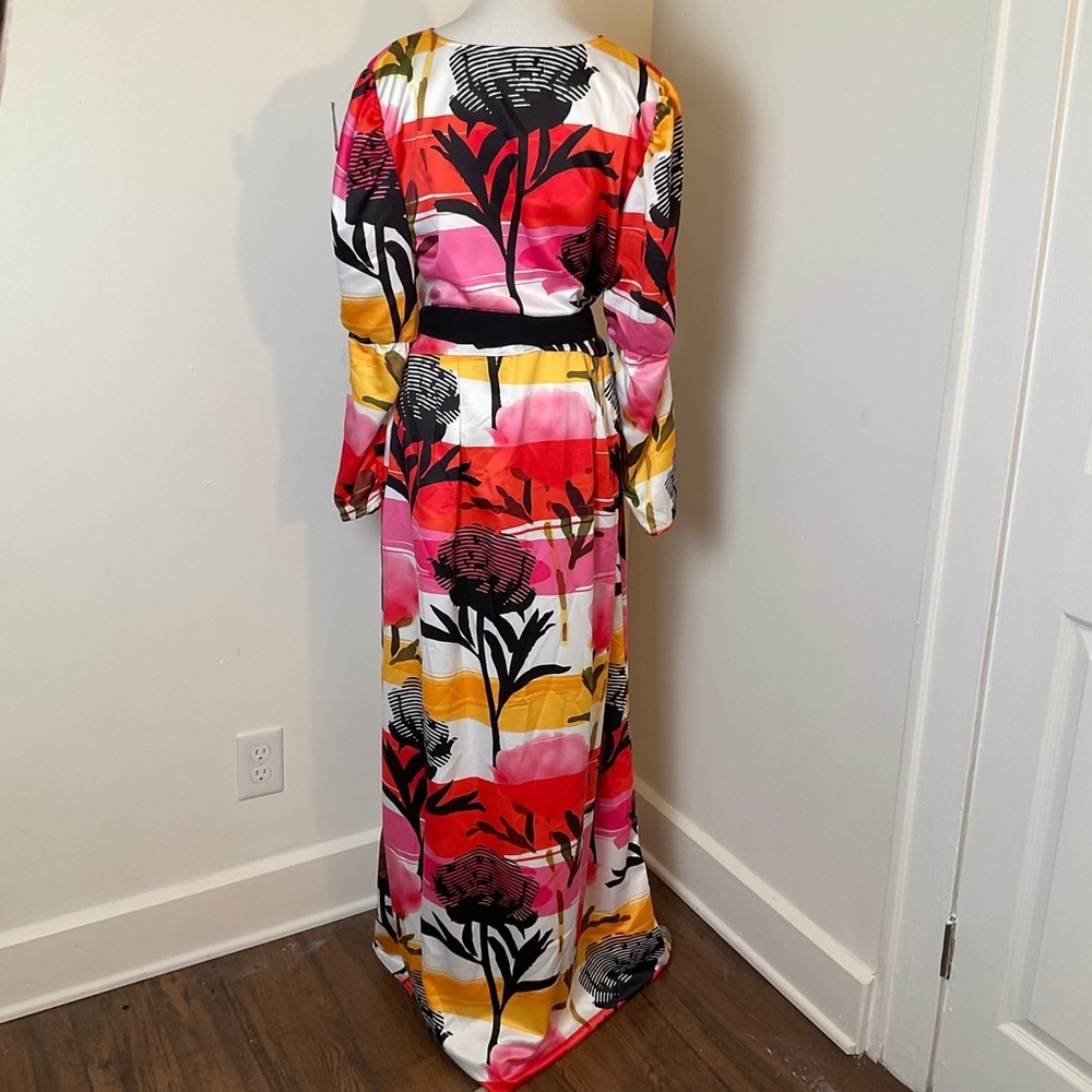 Francisca Amatista Maxi Dress | Long Sleeve | Abstract | NWT | Large - Picture 3 of 15